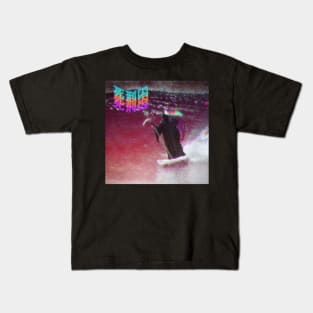 Death surfing wave Kids T-Shirt